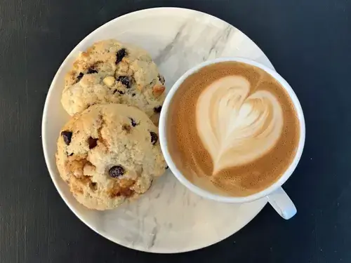 Scones and coffee