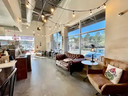 Interior of pine scones in southern pines